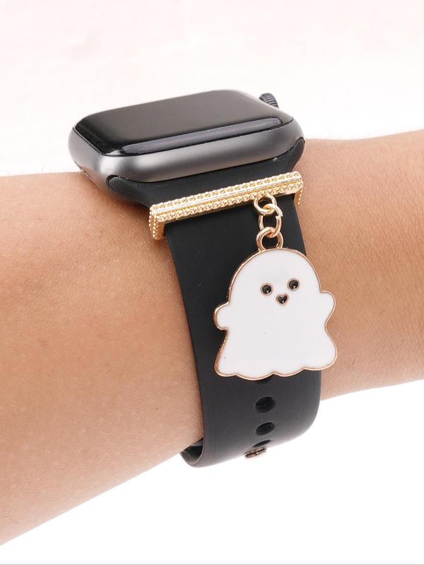 Cute Ghost Design Watch Band Charm, Fashionable Watch Band Decoration Ring for Women & Girls, Trendy All-match & Exquisite Watch Band Charm for Birthday Gift