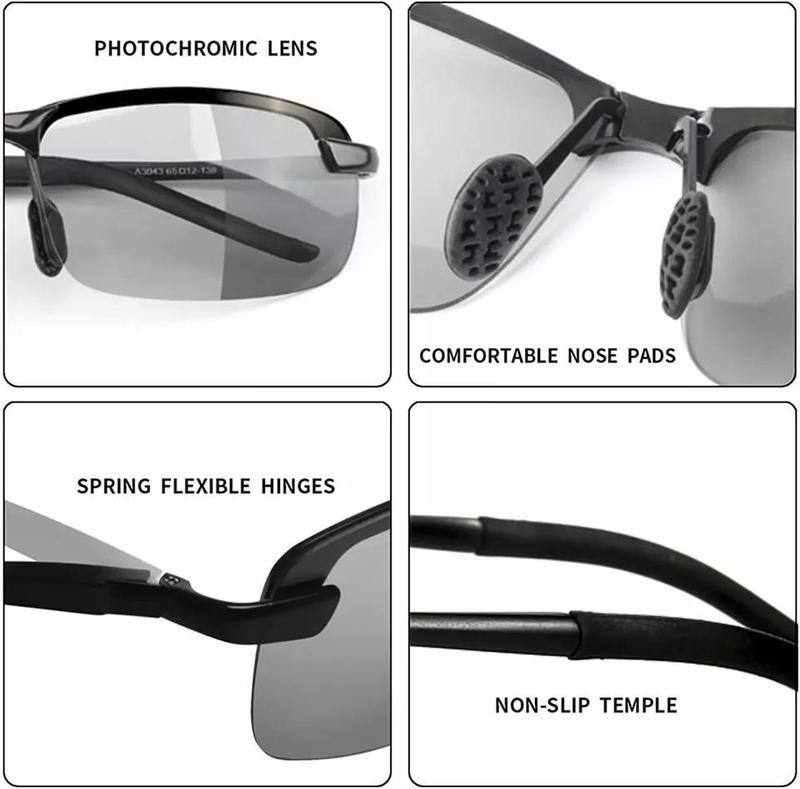 Anti-UV Riding Glasses Photochromic | Polarized | Anti-Glare | Lightweight