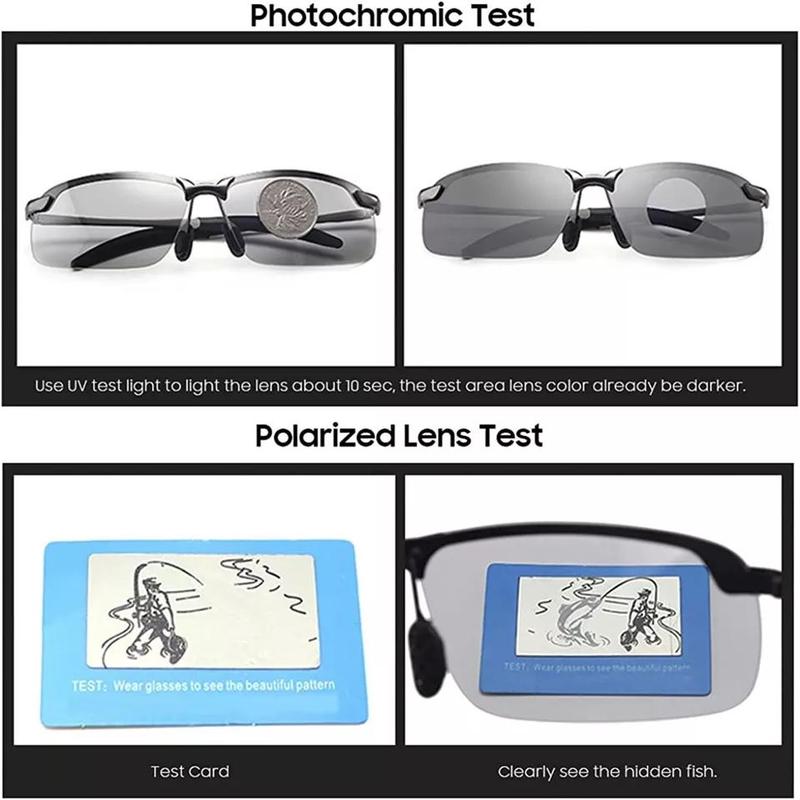 Anti-UV Riding Glasses Photochromic | Polarized | Anti-Glare | Lightweight