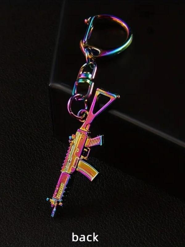 Unisex Punk Style AK47 Model Keychain, Fashionable Stylish Keychain for Car Keys for Men & Women, Trendy All-match Accessories for Birthday Gift for Back To School