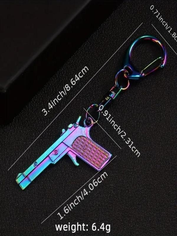 Unisex Punk Style AK47 Model Keychain, Fashionable Stylish Keychain for Car Keys for Men & Women, Trendy All-match Accessories for Birthday Gift for Back To School