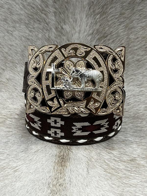 Cowboy Prayer Buckle - La Oracion del Vaquero Belt Buckle