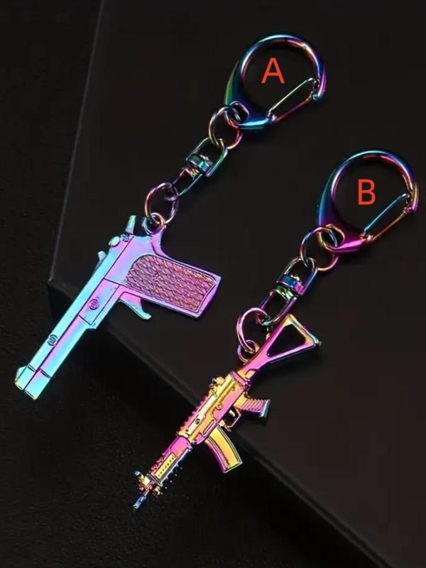 Unisex Punk Style AK47 Model Keychain, Fashionable Stylish Keychain for Car Keys for Men & Women, Trendy All-match Accessories for Birthday Gift for Back To School