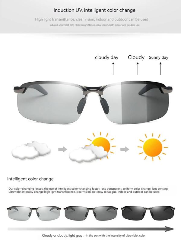 Anti-UV Riding Glasses Photochromic | Polarized | Anti-Glare | Lightweight