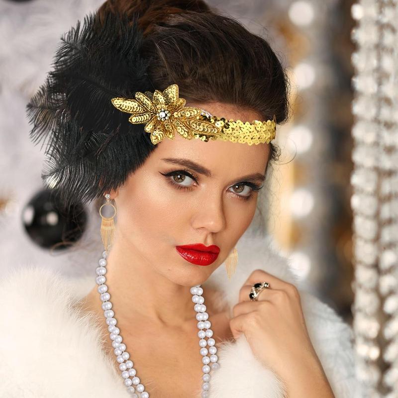 1920s Great Gatsby Accessories Set for Women Flapper