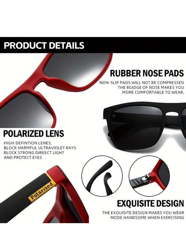 Unisex Fashionable Tinted Lens Sunglasses,6 Pairs Trendy Casual Designer Sunglasses for Everyday Use, Fashion Accessories for Outdoor Activities