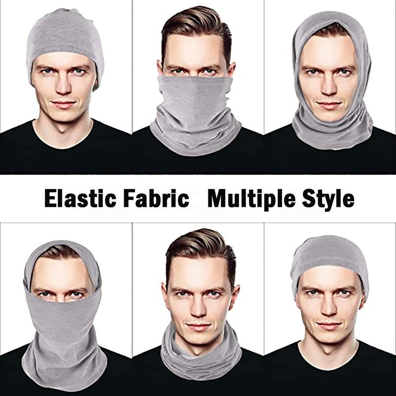 Winter Neck Warmer Gaiter Fleece Neck Cover Cotton Balaclava Windproof Face Cover Mask for Women Men