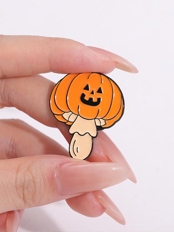 Cute Cartoon Mushroom Design Brooch, Fashion Alloy Accessories for Men & Women, Enamel Pin Suitable for Backpacks, Jeans