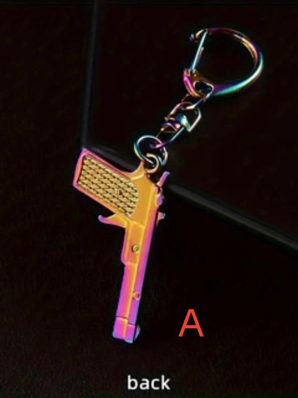 Unisex Punk Style AK47 Model Keychain, Fashionable Stylish Keychain for Car Keys for Men & Women, Trendy All-match Accessories for Birthday Gift for Back To School