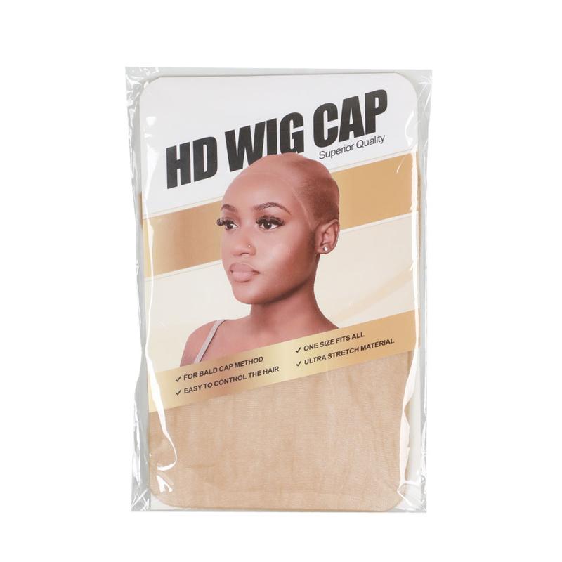 More Face Lace Wig Cap For Black Woman Stretchy Thin Breathable Soft Wig Cap Brown Color