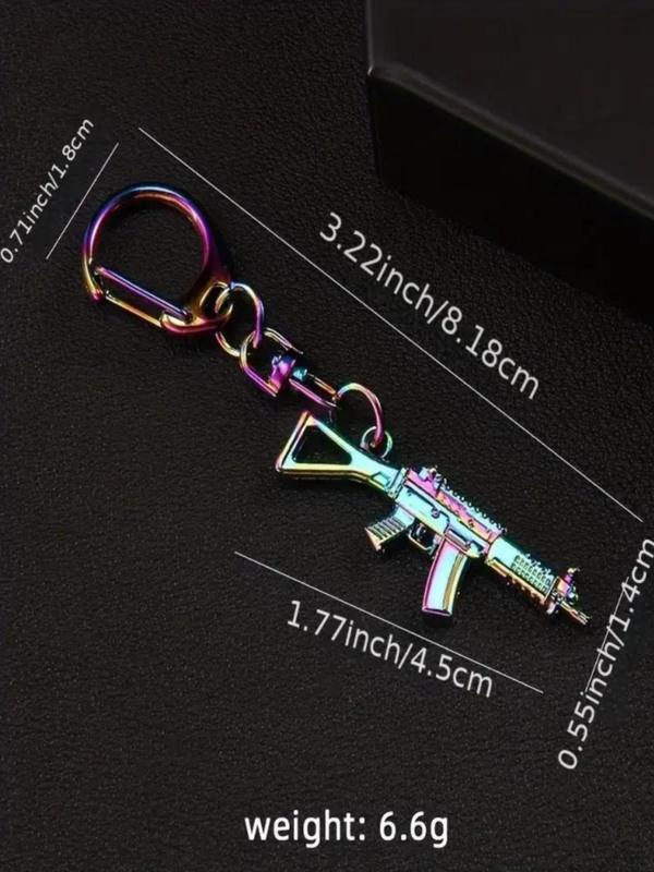 Unisex Punk Style AK47 Model Keychain, Fashionable Stylish Keychain for Car Keys for Men & Women, Trendy All-match Accessories for Birthday Gift for Back To School