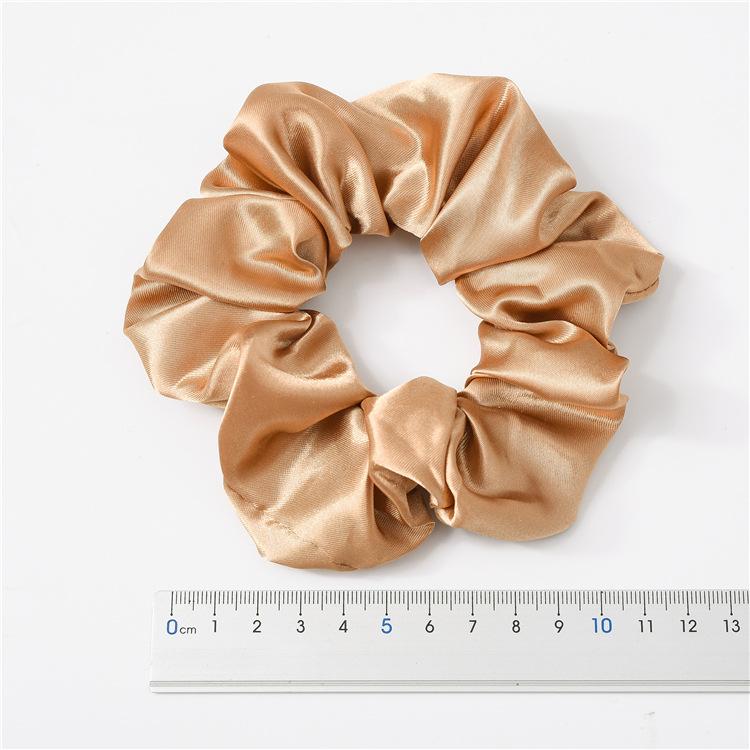 More Face Mulberry Silk Large Scrunchies Rubber Bands Hair Ties Gum Elastics Ponytail Holders For Women Girls Colors Shipped Randomly