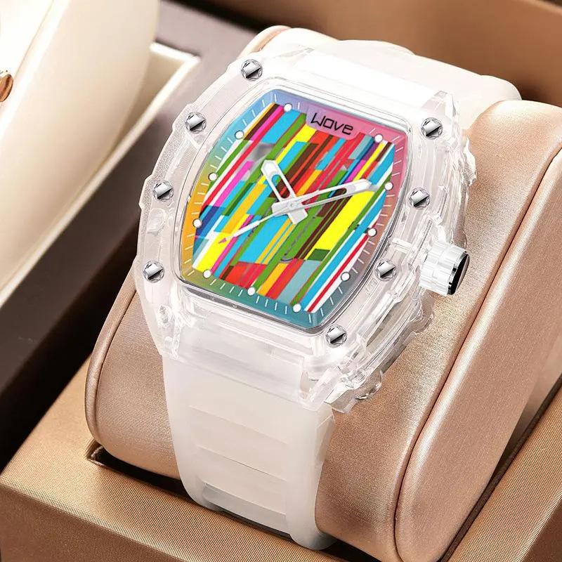 New Good-looking Leisure Sports Quartz Hollow Water Resistant Watch