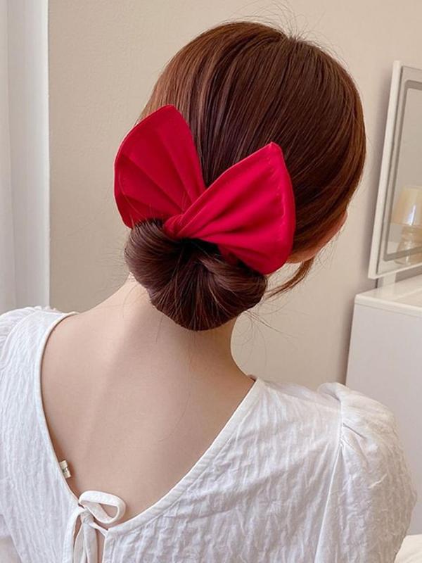 Women's Simple Style Plain Color Hair Curler, Casual Trendy Twist Hair Curler for Women, Fashionable Hair Accessories for Daily & Party Decoration