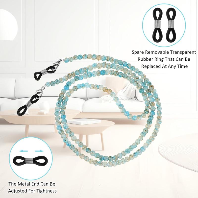 Stylish Eyeglass Chain,  Crystal Chains Beaded Sunglass Chain Women Eyewear Retainer Chain Around  Wear