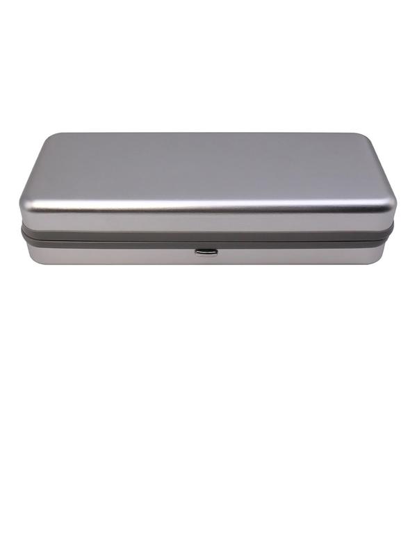 Portable Aluminum Glasses Case, Minimalist Plain Color Sunglasses Storage Box, Multifunctional Glasses Organizer for Travel & Daily Use