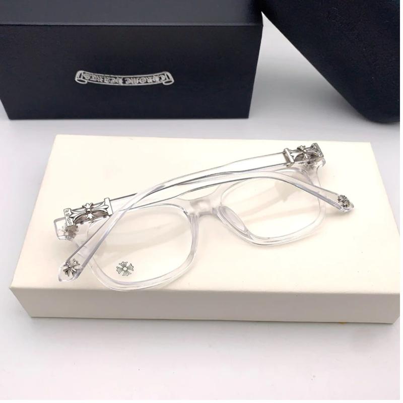 Chrom Heart Cox Ucker Glasses, Clear Frame Chrome Heart, Fashion Glasses, Trendy Accessories for Men & Women