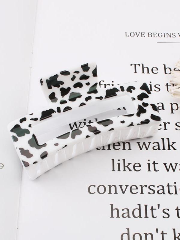 Cute Cow Print Hair Claw for Women, Fashion Y2k Hair Claw Clip for Women & Girls, Cute Hair Accessories for Party, Daily Clothing Decor