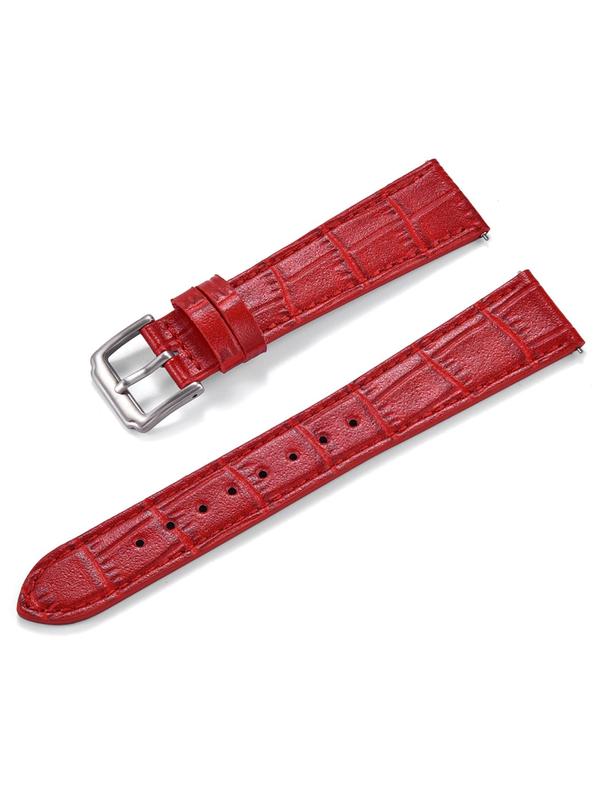 Fashionable Geometric Pattern Watch Band, Stylish Watch Strap for Men & Women, Trendy All-match & Exquisite Watch Accessories for Birthday Gift