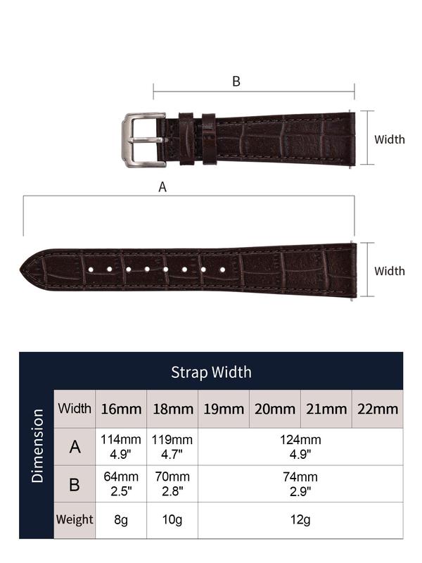 Fashionable Geometric Pattern Watch Band, Stylish Watch Strap for Men & Women, Trendy All-match & Exquisite Watch Accessories for Birthday Gift