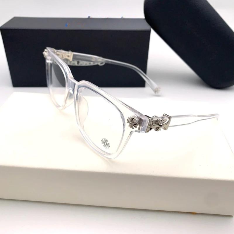 Chrom Heart Cox Ucker Glasses, Clear Frame Chrome Heart, Fashion Glasses, Trendy Accessories for Men & Women