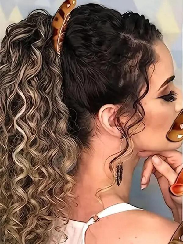 Leopard Print Banana Clip, Sexy Classic Ponytail Holder, Hair Accessories for Women & Girls, Minimalist Headwear Suitable for Thick Hair, Fashion Hair Accessories for Party, Daily Clothing Decor