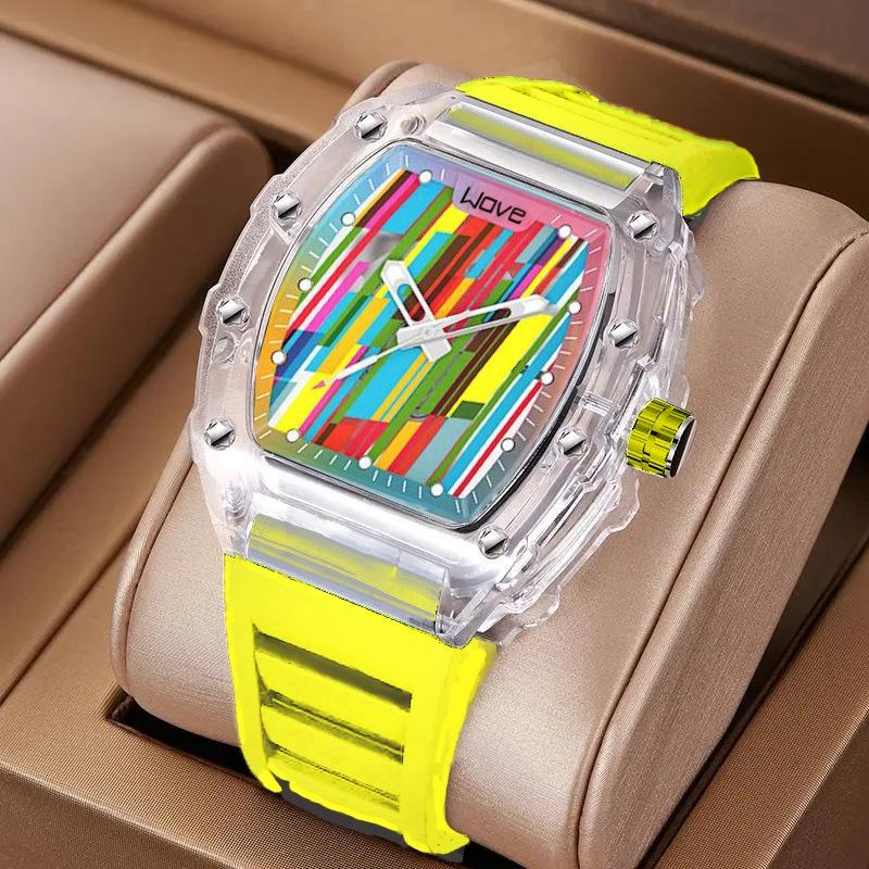 New Good-looking Leisure Sports Quartz Hollow Water Resistant Watch