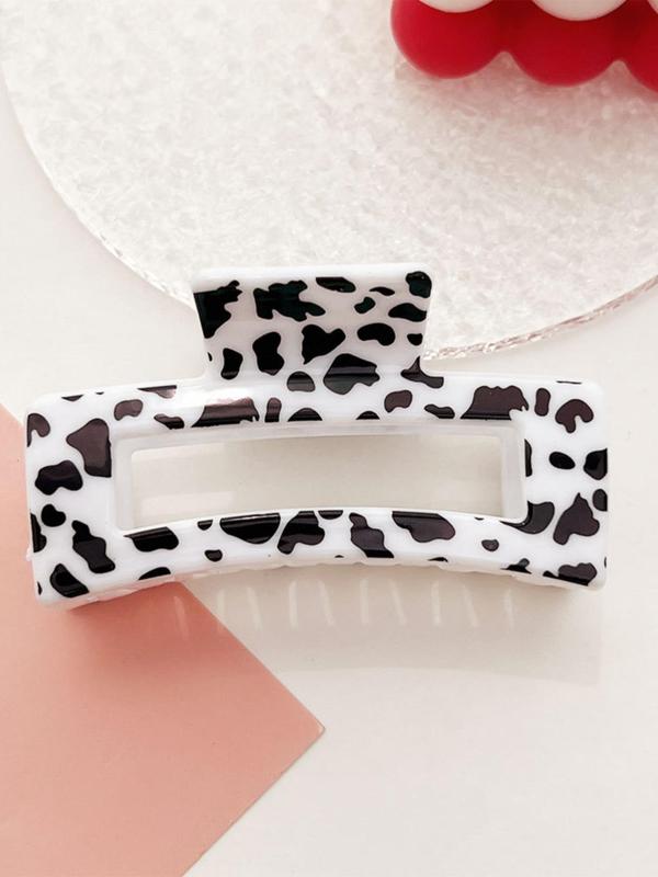 Cute Cow Print Hair Claw for Women, Fashion Y2k Hair Claw Clip for Women & Girls, Cute Hair Accessories for Party, Daily Clothing Decor