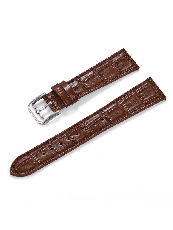 Fashionable Geometric Pattern Watch Band, Stylish Watch Strap for Men & Women, Trendy All-match & Exquisite Watch Accessories for Birthday Gift