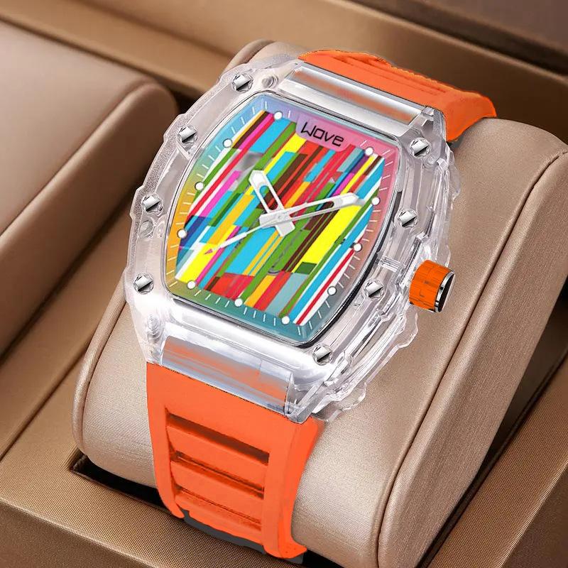 New Good-looking Leisure Sports Quartz Hollow Water Resistant Watch